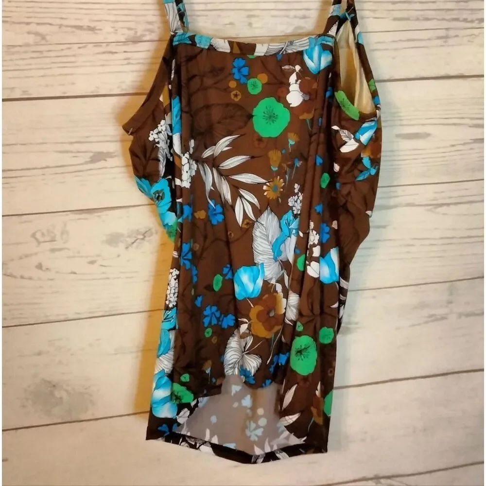 Floral Bathing Suit Top - Picture 4 of 6
